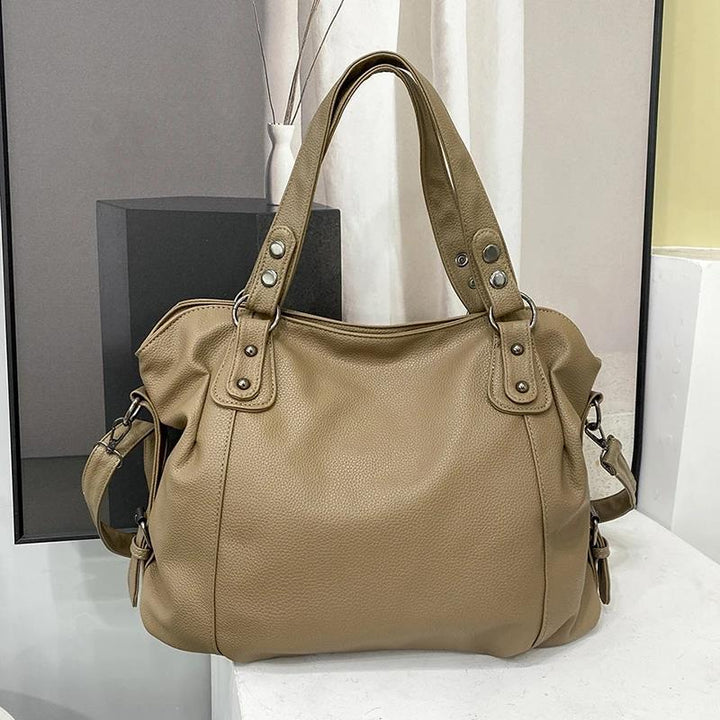 W&W Mode | Luxe Lederne Damen Schultertasche