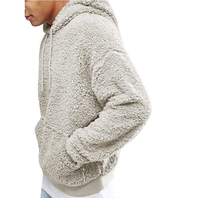 WW | Warmer Flauscher Teddy Kapuzenpulli Für Männer