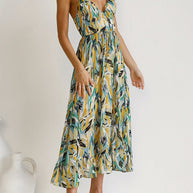 Buntes Midikleid