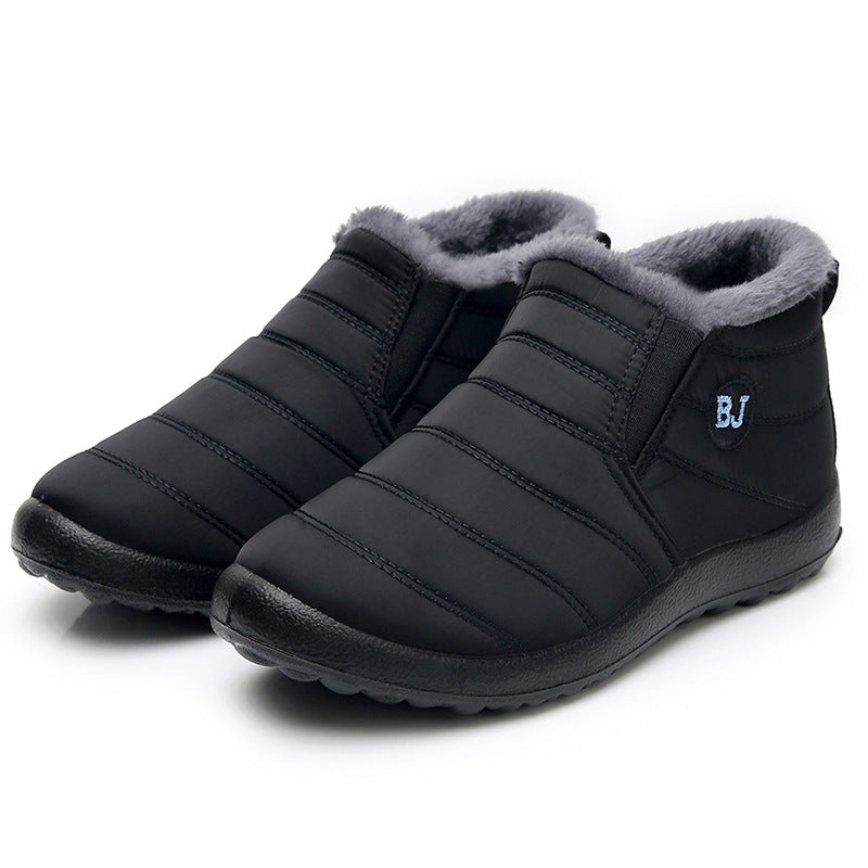 Damen bequem gefütterte Winterstiefel WW
