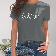 WW | Smile Rundhals Kurzarm T-Shirt