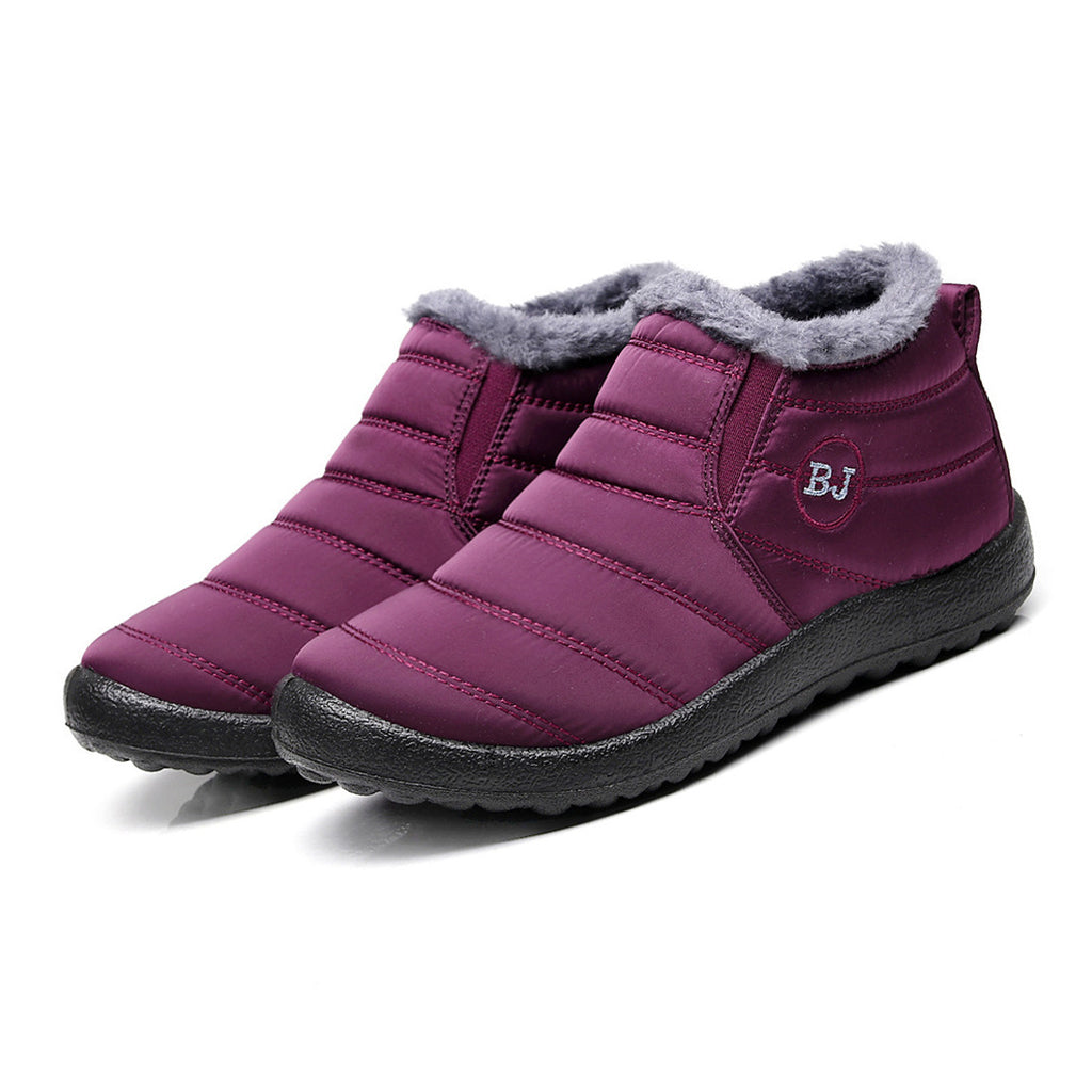 Damen bequem gefütterte Winterstiefel WW