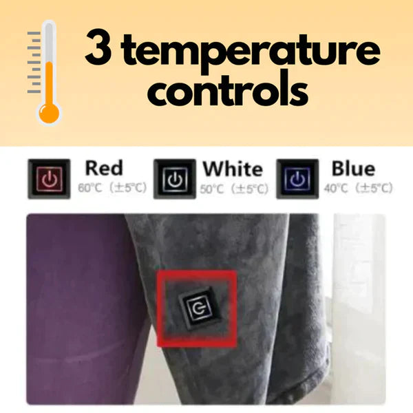 WW | Warme Fleecedecke | Mit Temperaturkontrolle