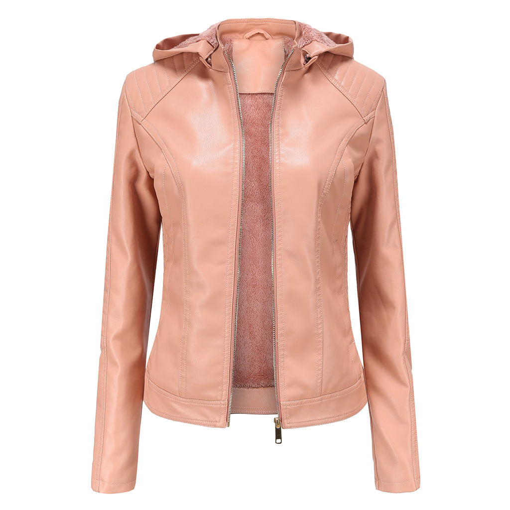 WW | Neue Gefütterte Lederjacke