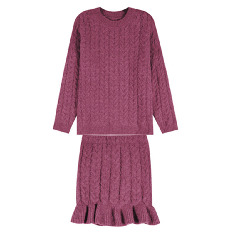 Damen Strickjacke mit dekorativem Zopfmuster und Knopfdetails WW