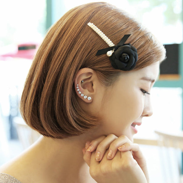 WW | Glamour Glänzender Zirkon 925 Sterling Silber Ohrring