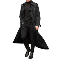 Herren Trenchcoat mit doppelter Knopfleiste und urbanem Design WW