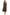 WW | Quadrat-Ausschnitt 3/4-Lange Uni-Farbe Midi-Kleid
