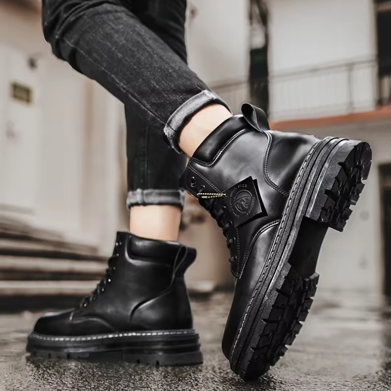 WW | Outdoor Herrenschuhe Stiefel Mit Rutschfester Sohle Und Schnürung