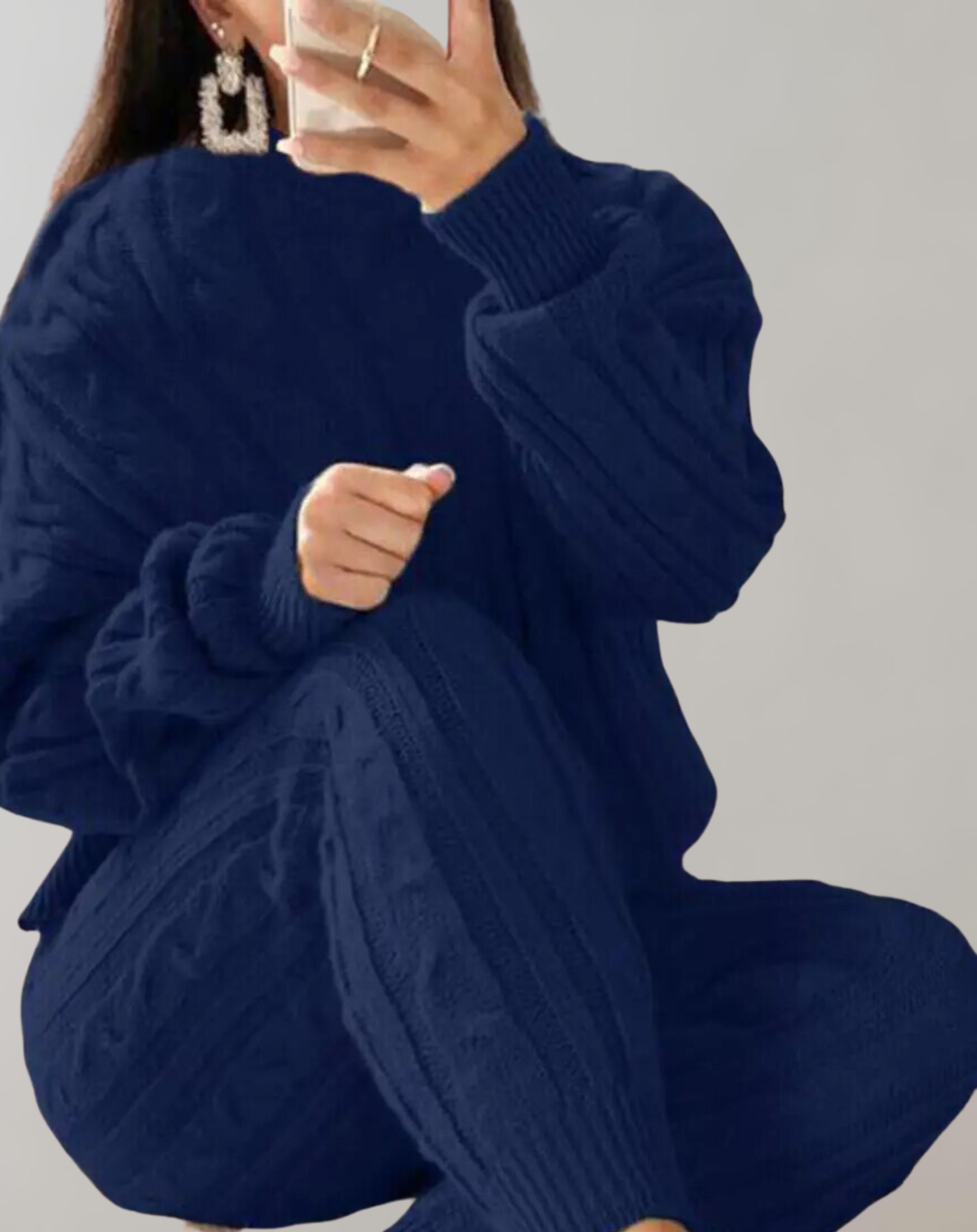 WW - Strick-Schulter-Hosen-Set