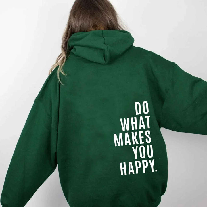 W&W Mode - Damen Hoodie - Lässiger Streetstyle mit Schriftzug