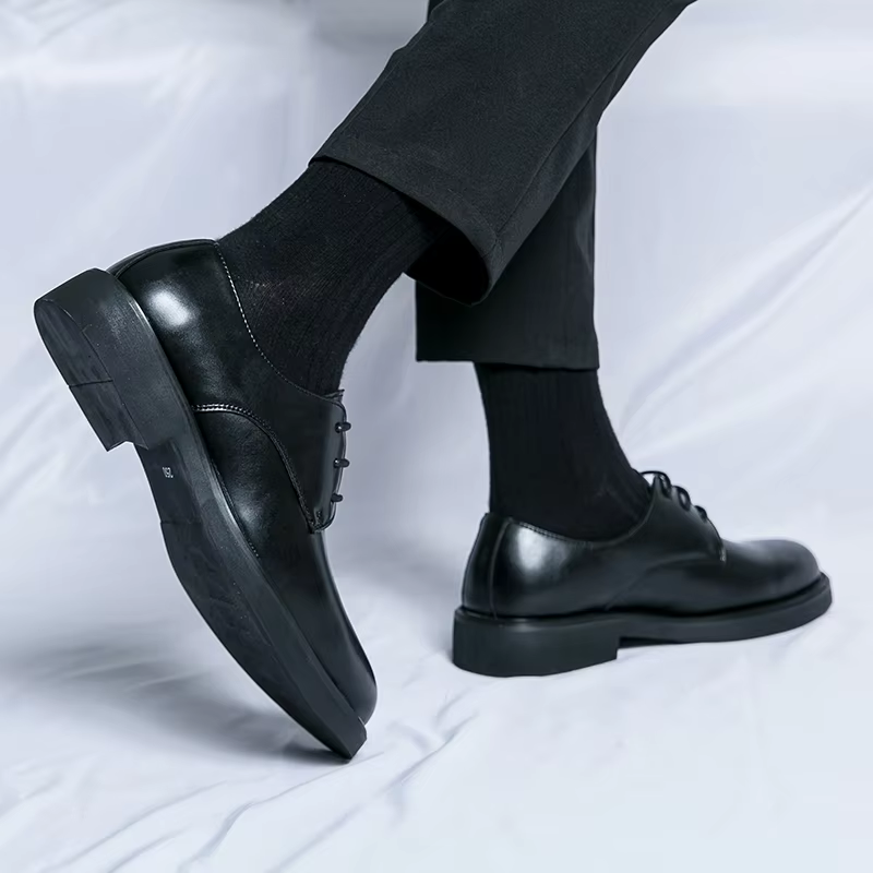 W&W Mode | Elegante Herrenschuhe Aus Leder Mit Schnürung Und Rutschfester Sohle