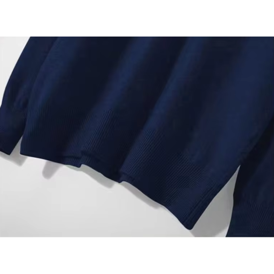 WW | Herren Wollpullover Mit Rollkragen Und Schlankem Design
