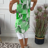 WW | Lässiges Longtop mit Farbenfrohem Blumenprint