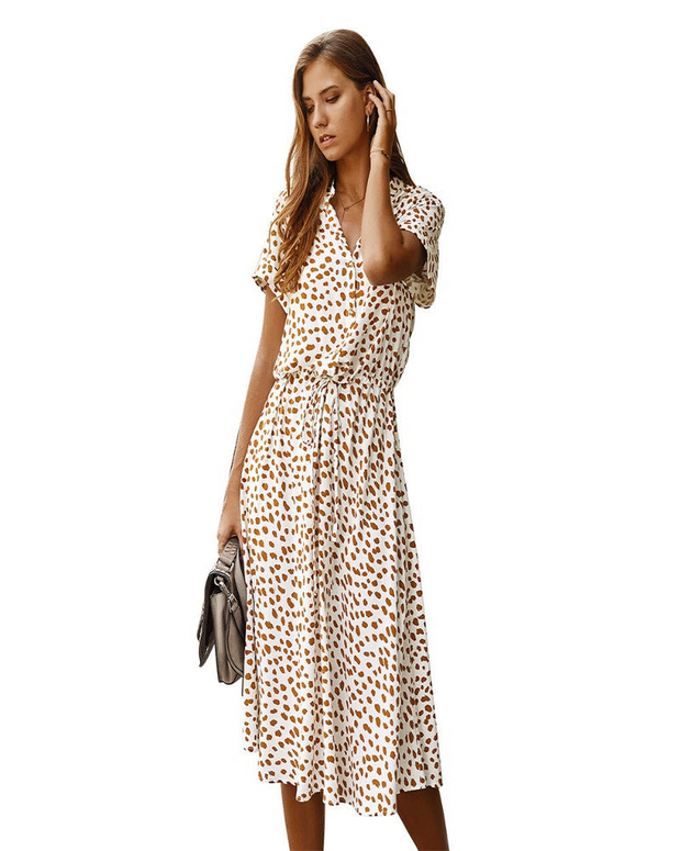 WW | Hemdkleid Für Damen Midi