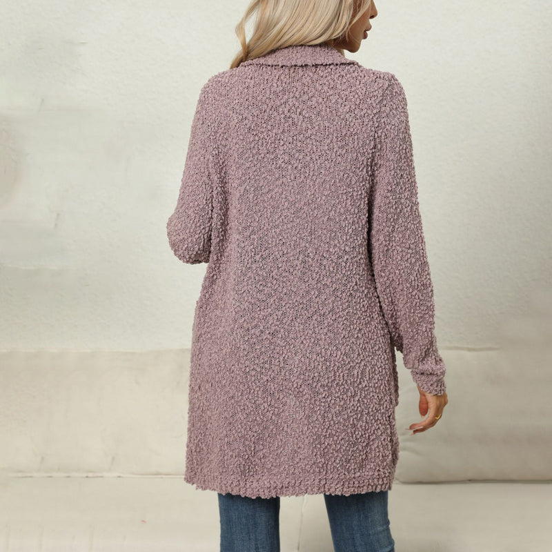 WW | Lässiger Einfarbiger Cardigan