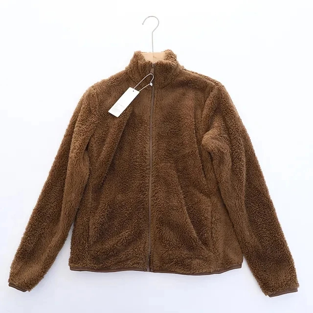 WW - Zacht Sherpa Jasje met Ritssluiting en Hoge Kraag, Fleece Vest