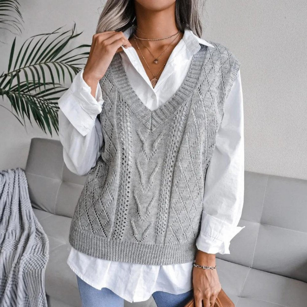 WW | Damen Strick Weste