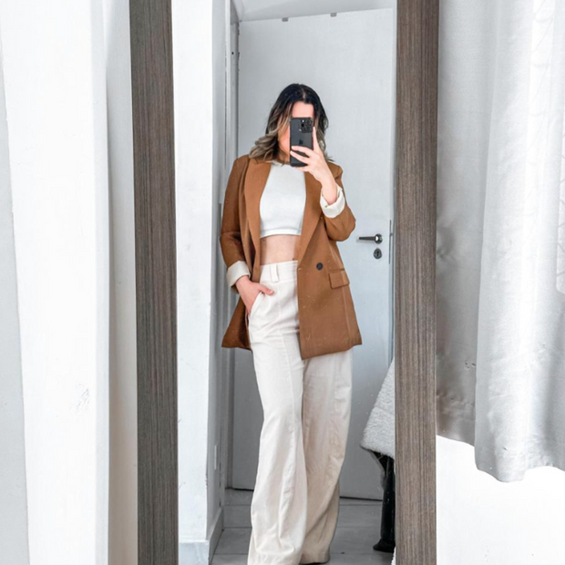 WW | Bequemer Trendiger Langer Blazer Für Den Herbst