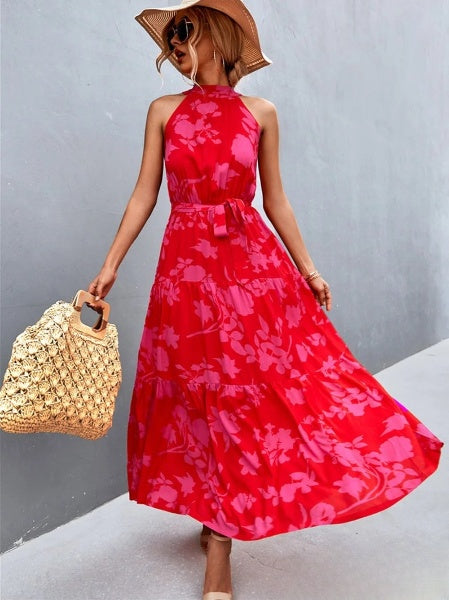 WW | Jumpsuit mit Halsband und Volant Polka-Druck, Bestseller