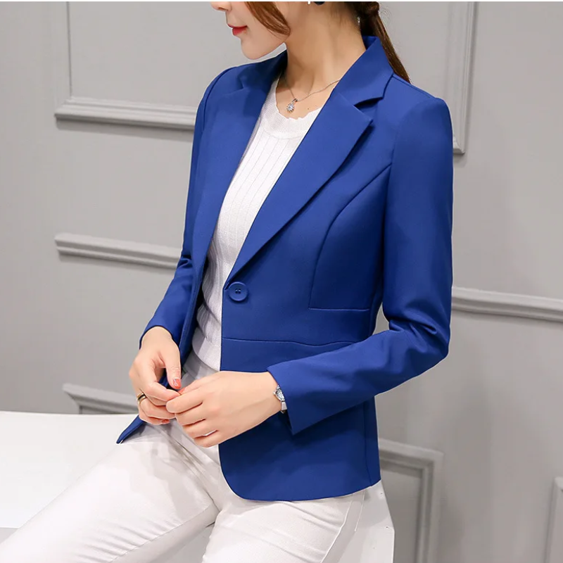 W&W Mode | Eleganter Damen Blazer mit Langen Ärmeln Perfekt für Die Arbeit
