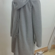 WW | Lange Strickjacken Für Damen Eleganter Strickjacke Mit Kapuze Und Knöpfen