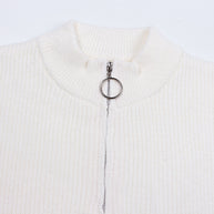 HALB-REISSVERSCHLUSS PULLOVER