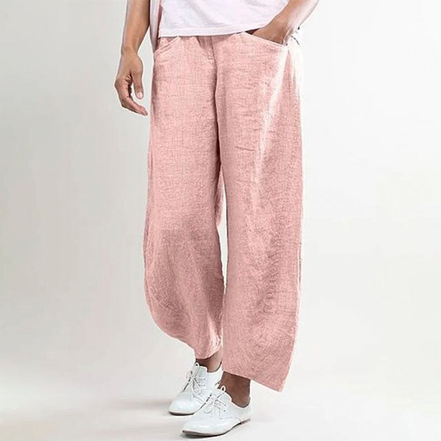 WW | Bequeme Damen Sommerhose Aus Leinen