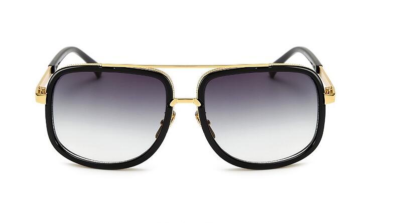 WW | Luxus Herren Sonnenbrille Mit Quadratischem Rahmen