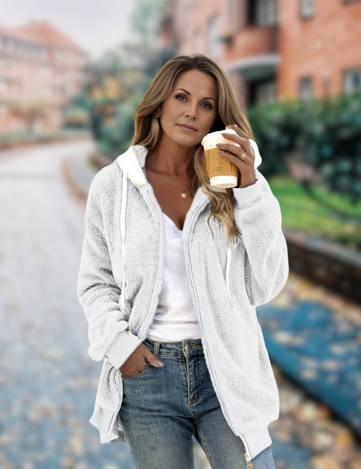 W&W Mode Jacke | Bequeme Fleecejacke für Damen
