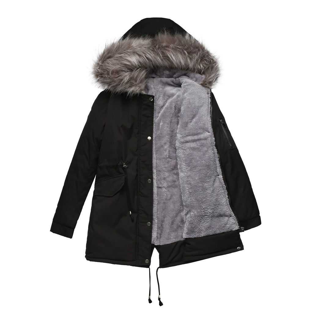 W&W Mode | Damen-Parka mit Kapuze und modernem Design