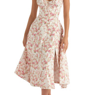 Blumiges Corsagenkleid