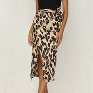 WW | Eleganter Rock mit Leopardenmuster