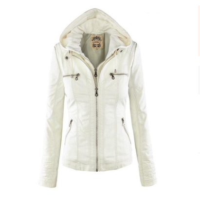 Lederjacke mit Revers