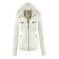 Lederjacke mit Revers
