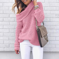 Damen Strickpullover mit schulterfreiem Design und strukturierter Textur WW