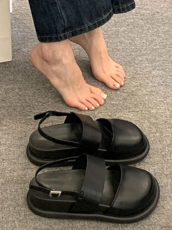 Sandalen mit geteilter Spitze