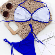 WW | Rüschentrill Halterneck Bikini Set