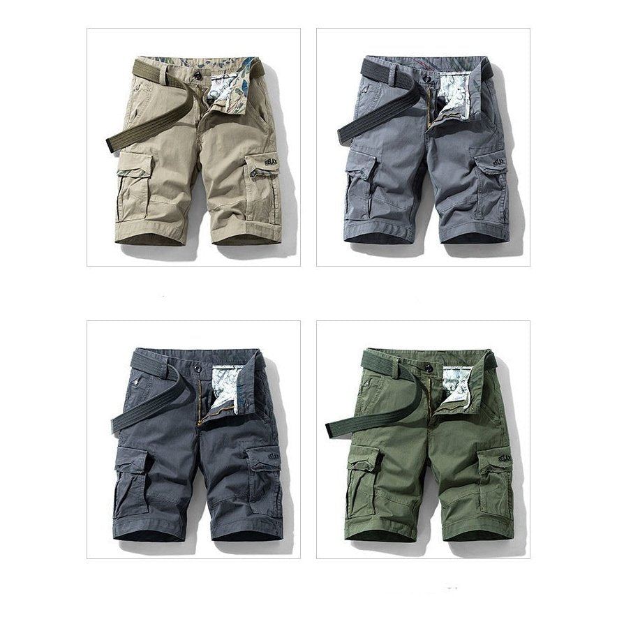 WW | Cargo Shorts mit Seitentaschen aus Baumwolle