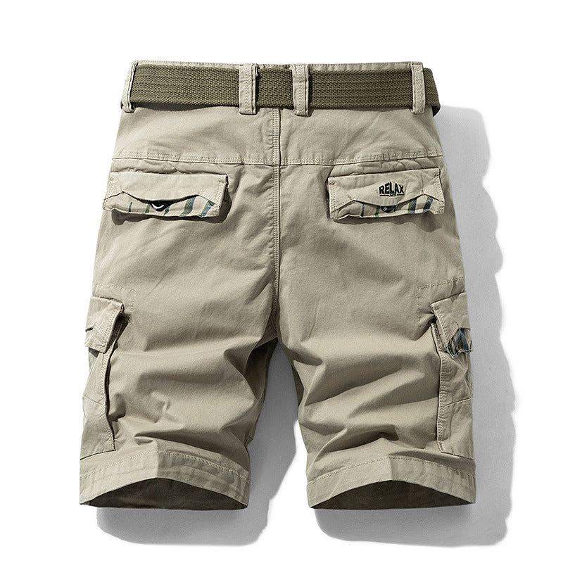 Wolff | Cargo Shorts mit Seitentaschen aus Baumwolle