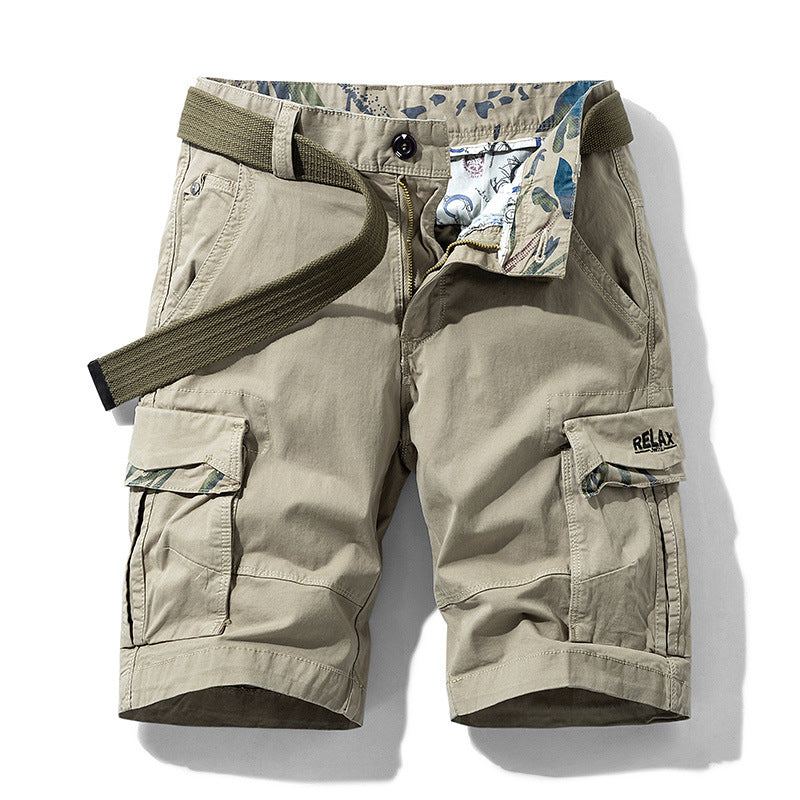 Wolff | Cargo Shorts mit Seitentaschen aus Baumwolle