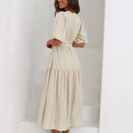 WW | Kleid mit Puffärmeln Für Frauen