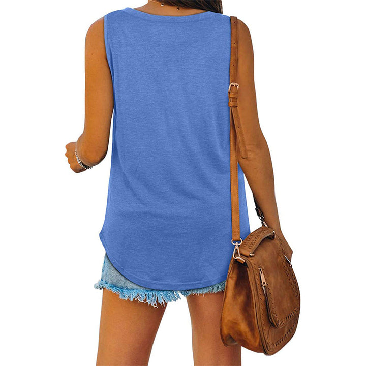 W&W Mode Mckayla Jersey V-Ausschnitt Tank-Top