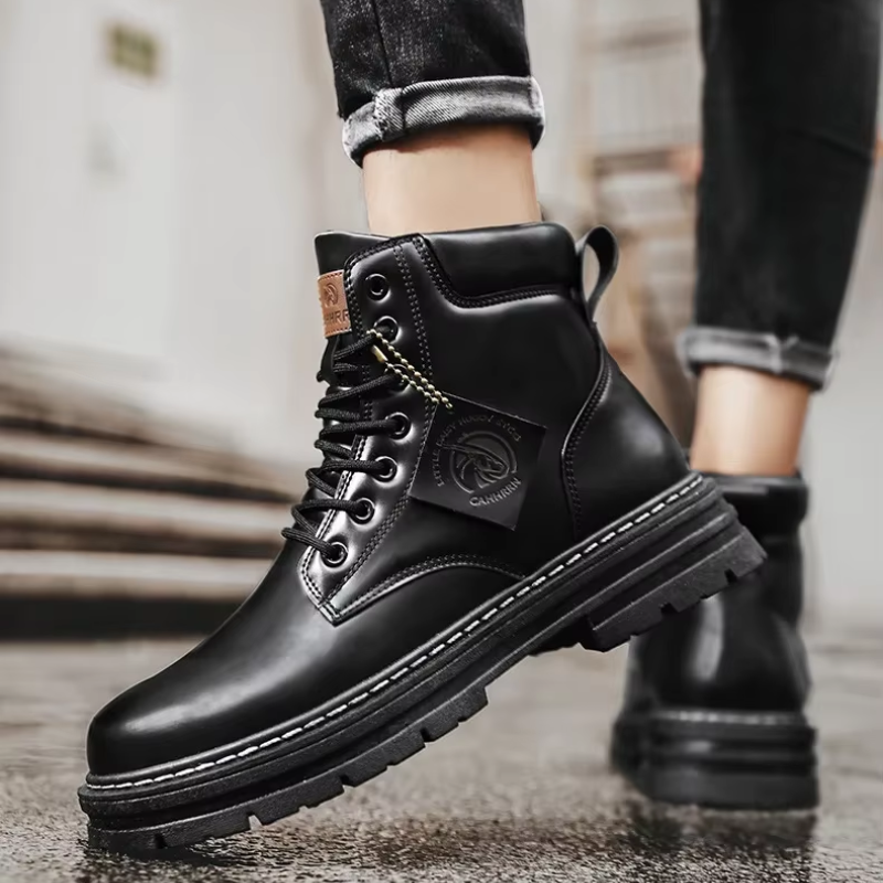 W&W Mode | Outdoor Herrenschuhe Stiefel Mit Rutschfester Sohle Und Schnürung