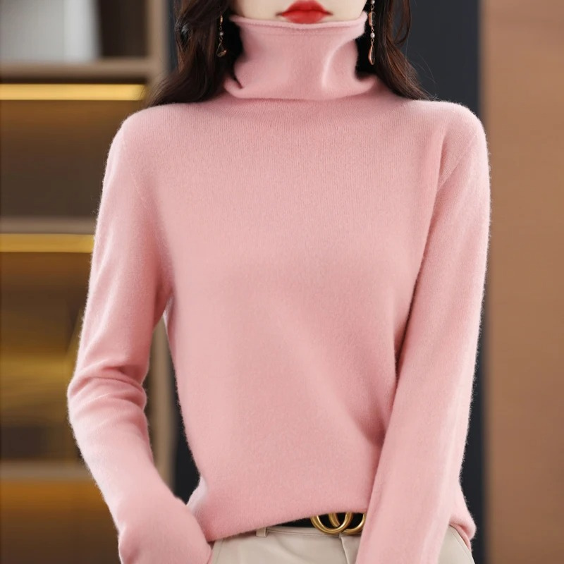 WW | Luxe Cashmere Pullover Damen Weicher Rollkragenpullover, Warm & Stilvoll