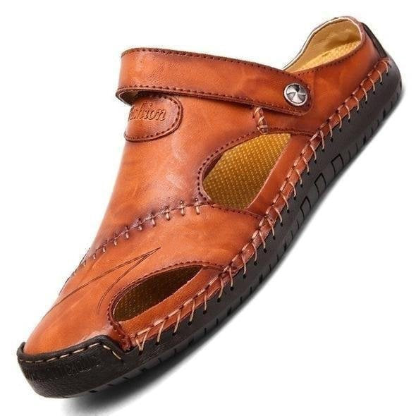 WW | Herren Sandalen Hergestellt aus Sehr Weichem Leder, Das Atmungsaktiven Komfort Unter J Edem Outdoor Abenteuer Gewährleistet.