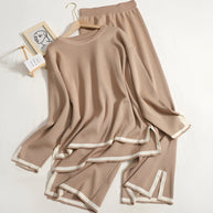 WW Elastisches Strick-Lounge-Set