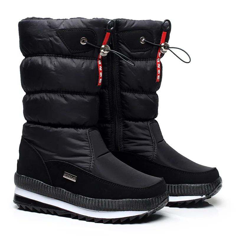 W&W Mode | Rutschfest Seitenreißverschluss Wasserdicht Stiefel