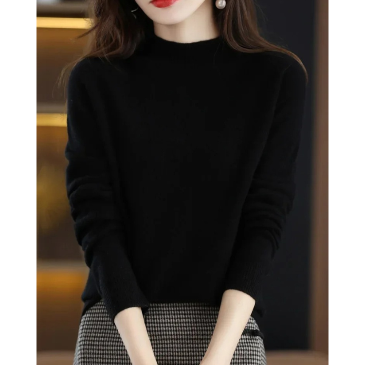 WW | Weiche Cashmere Pullover Damen Luxuriöser Strickpullover für Frauen