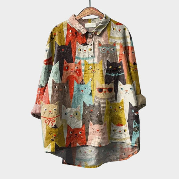 WW | Lässige Bluse mit Rundhalsausschnitt